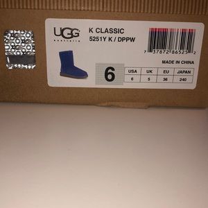 LIKE NEW short classic blue UGG BOOTS
